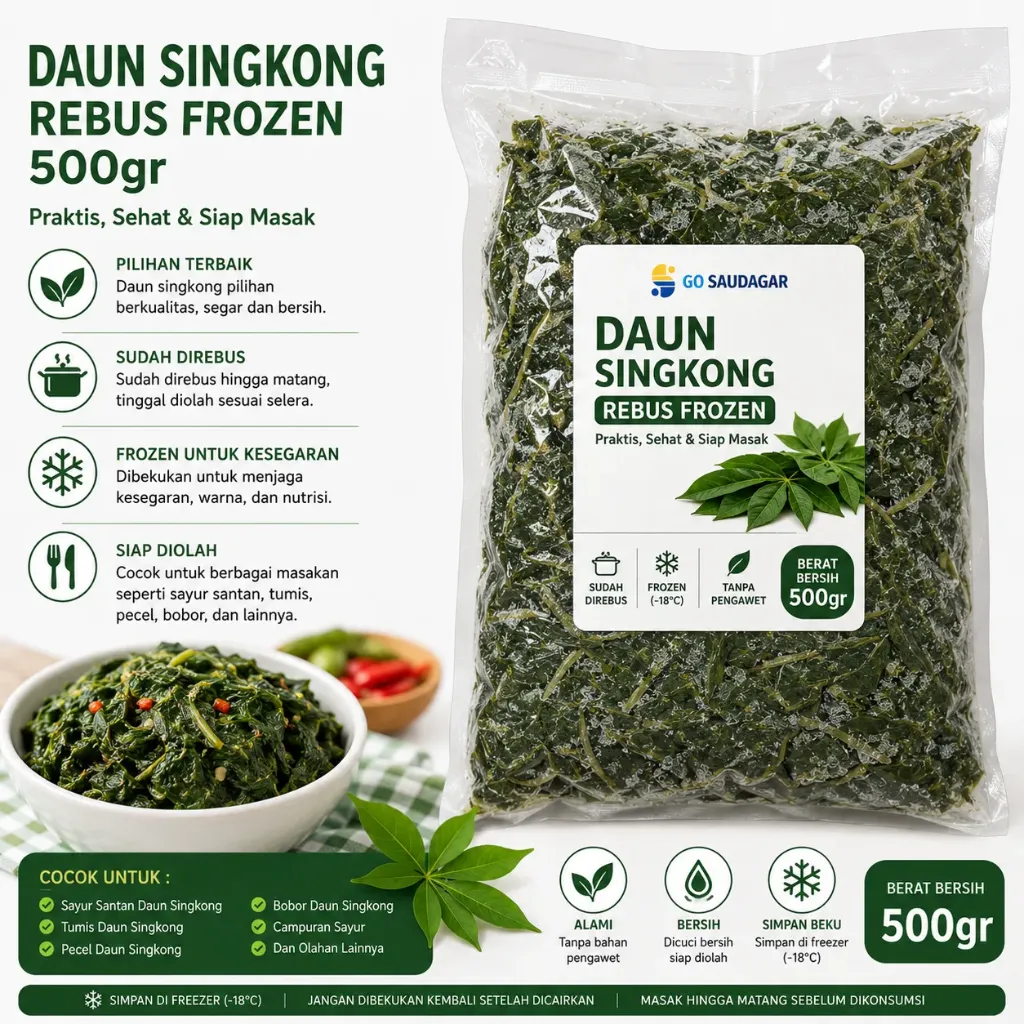 Daun Singkong Rebus