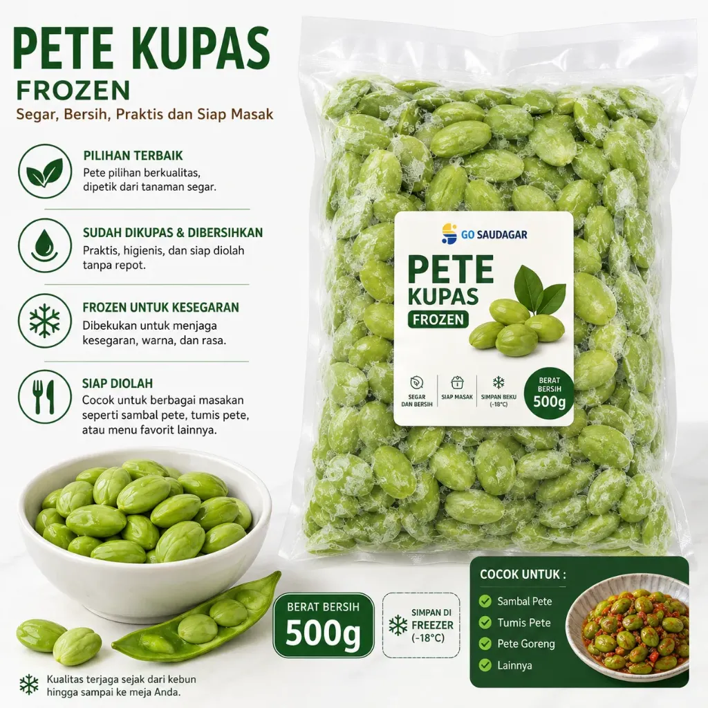 Pete Kupas Frozen 500 gr
