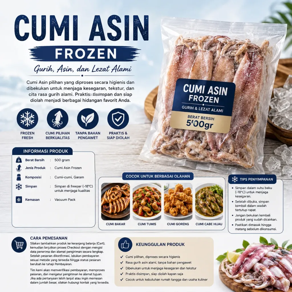 Cumi Asin 500 gr