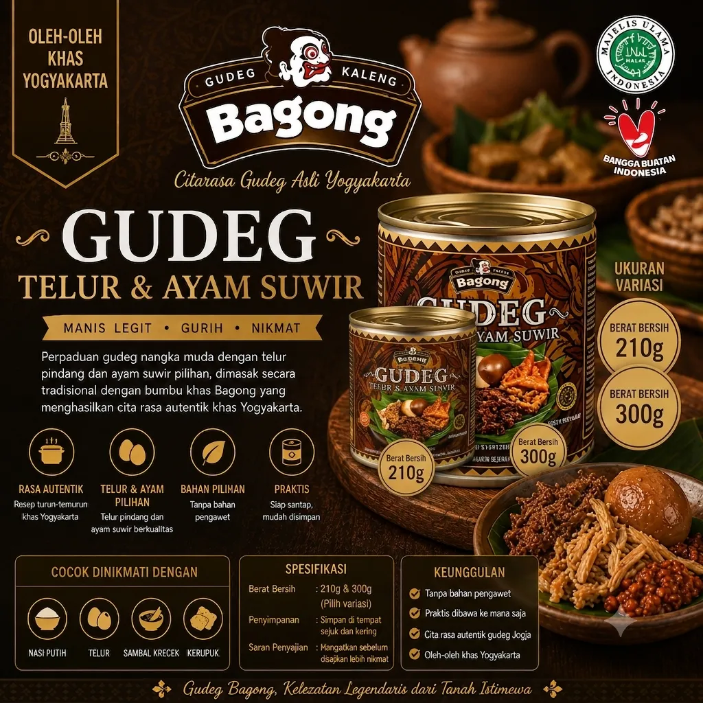 Gudeg Bagong - Telur & Ayam Suwir
