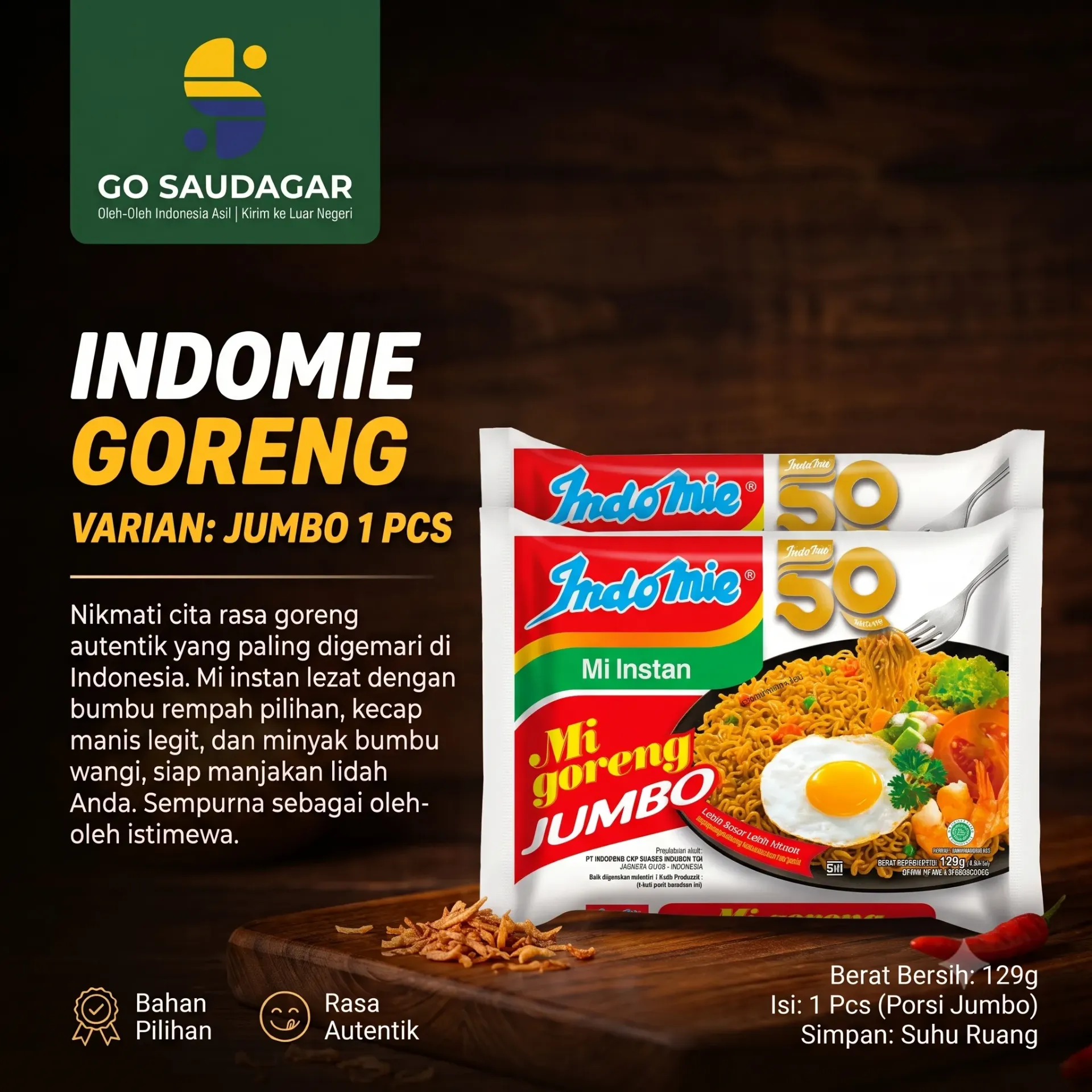 Indomie Goreng Jumbo (pcs)