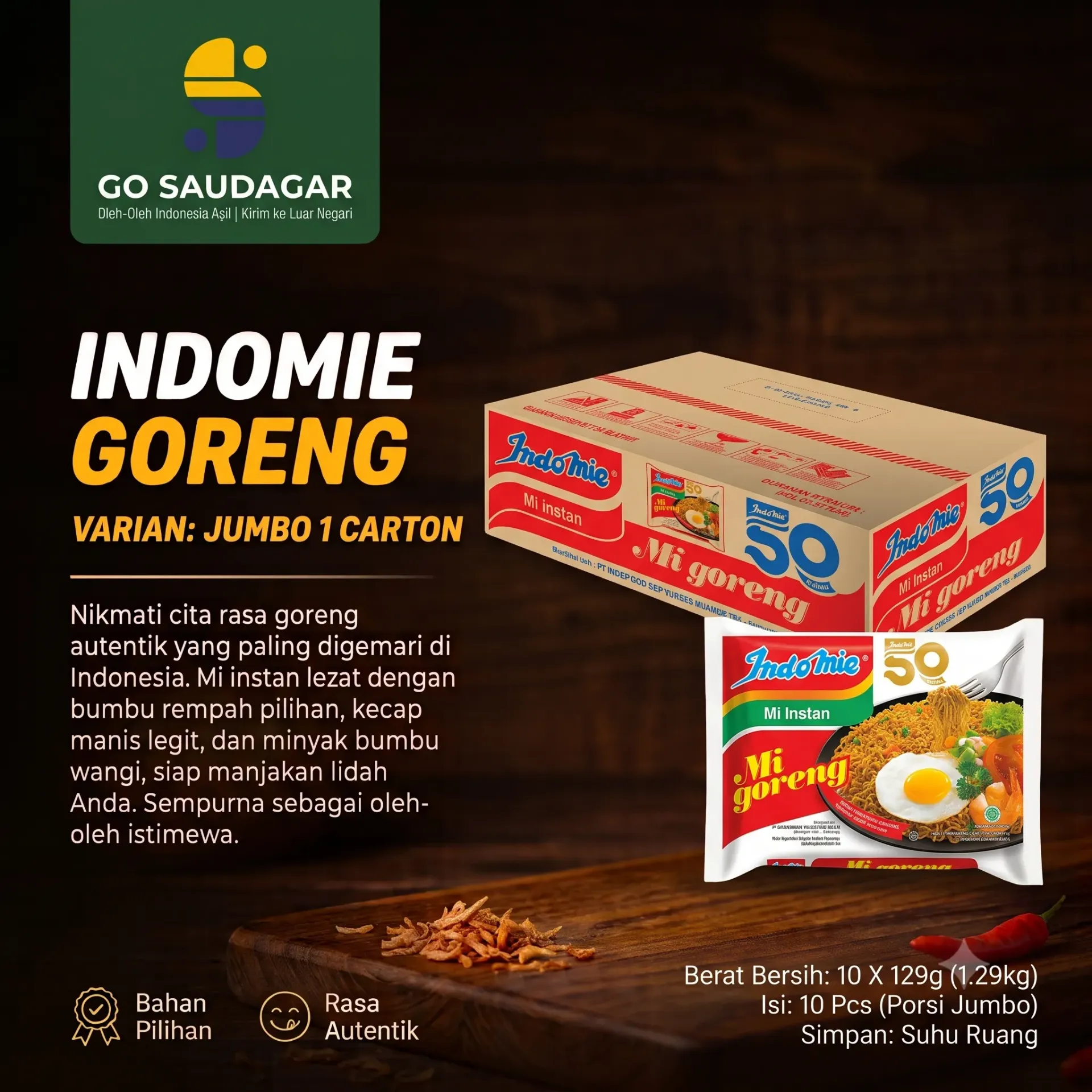Indomie Goreng (Dus)