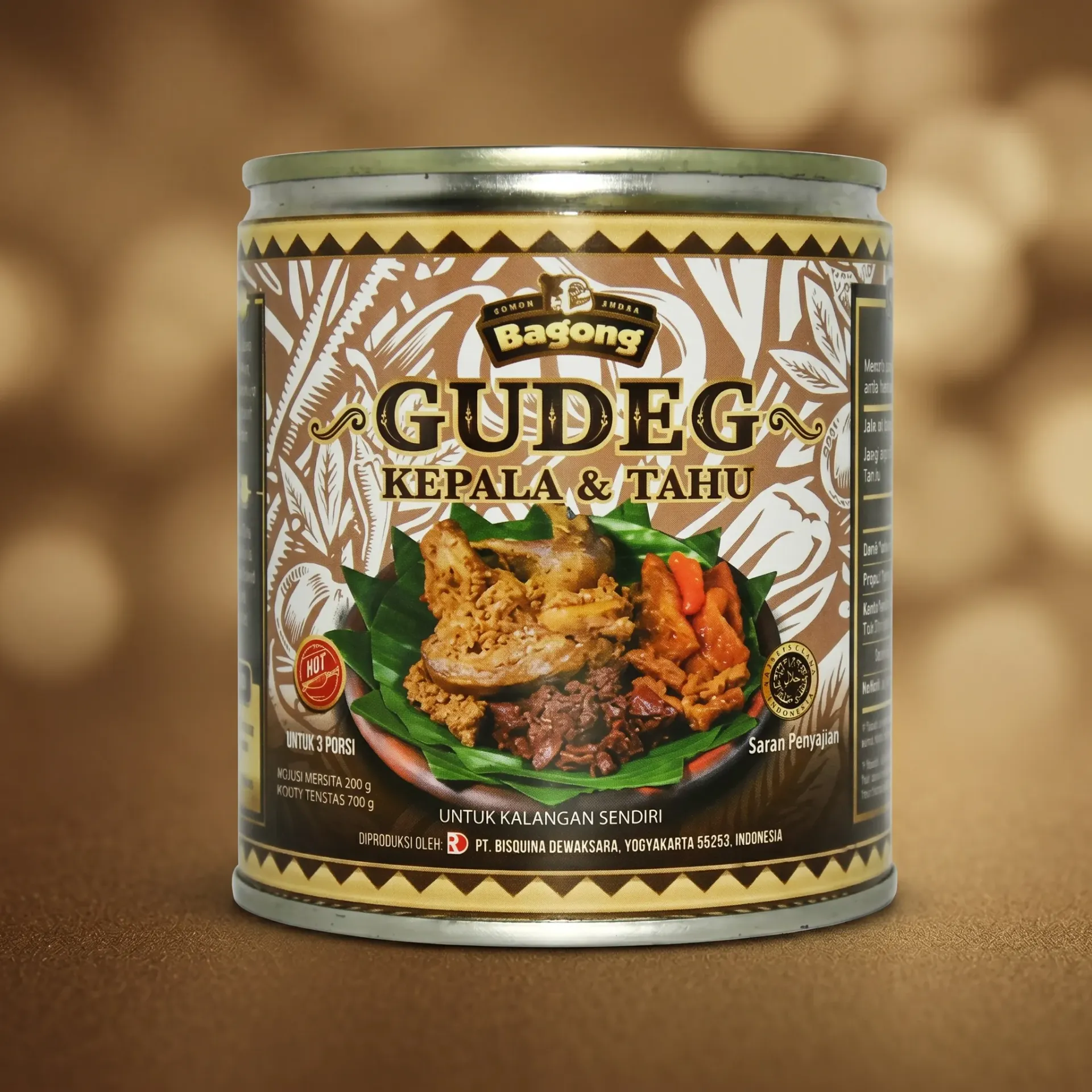 Gudeg Bagong - Kepala Ayam & Tahu (300gr)