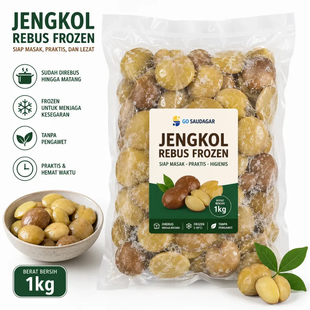 Jengkol Rebus Frozen 1 kg