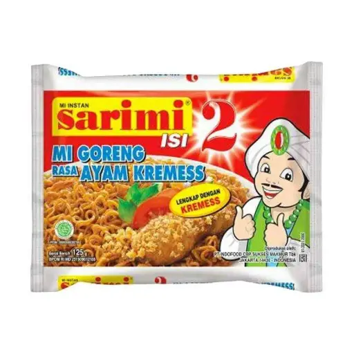 Sarimi Isi 2 Goreng Ayam Kremes 