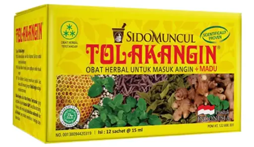 Tolak Angin Cair Plus Madu Box isi 12 Sachet